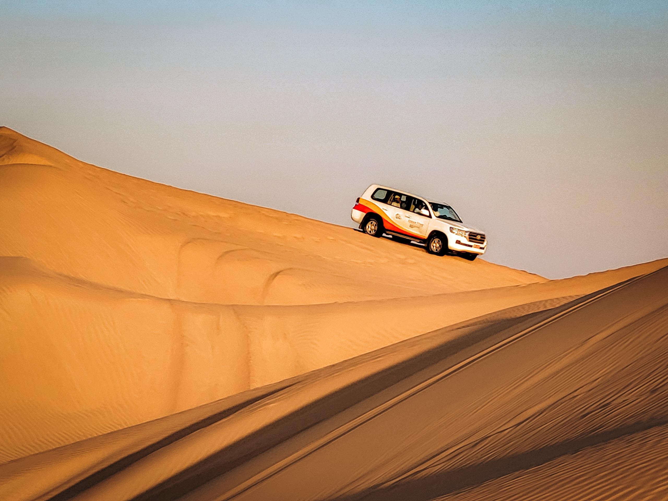 Mit dem 4x4 über die Dünen der Wahiba Sands
